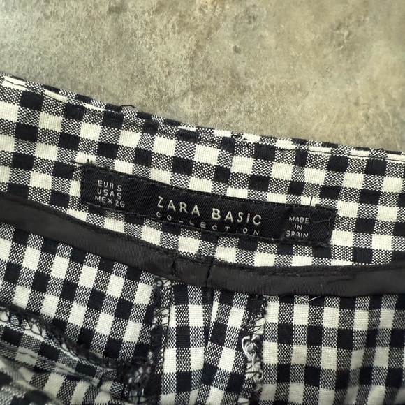 Black and White Gingham Skort - Picture 4 of 6